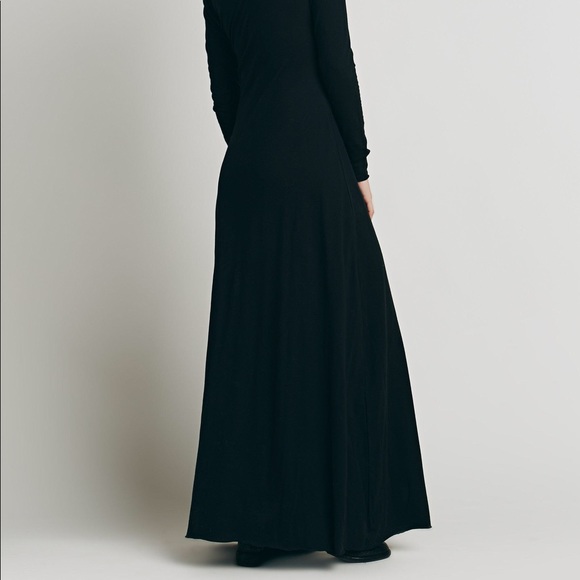 🎉Host Pick🎉 Long Sleeve Maxi DRESS El Topo Black - Picture 3 of 7
